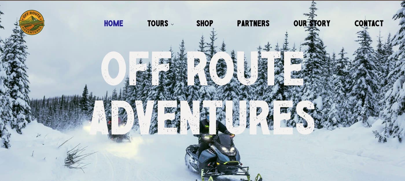 Off Route Adventures travel booking website
